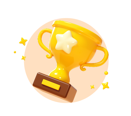 Trophy 3D Illustration